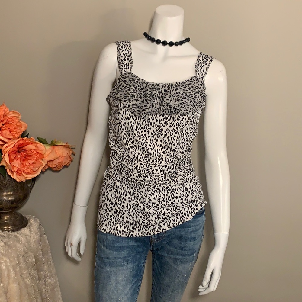 WHBM ruffle tank Small